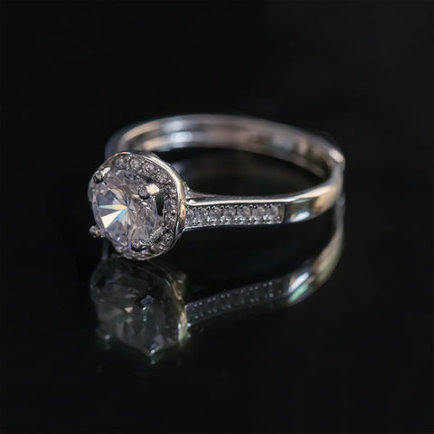 Silver Engagement Ring for Girl