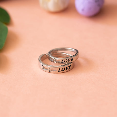 Silver Love Ring