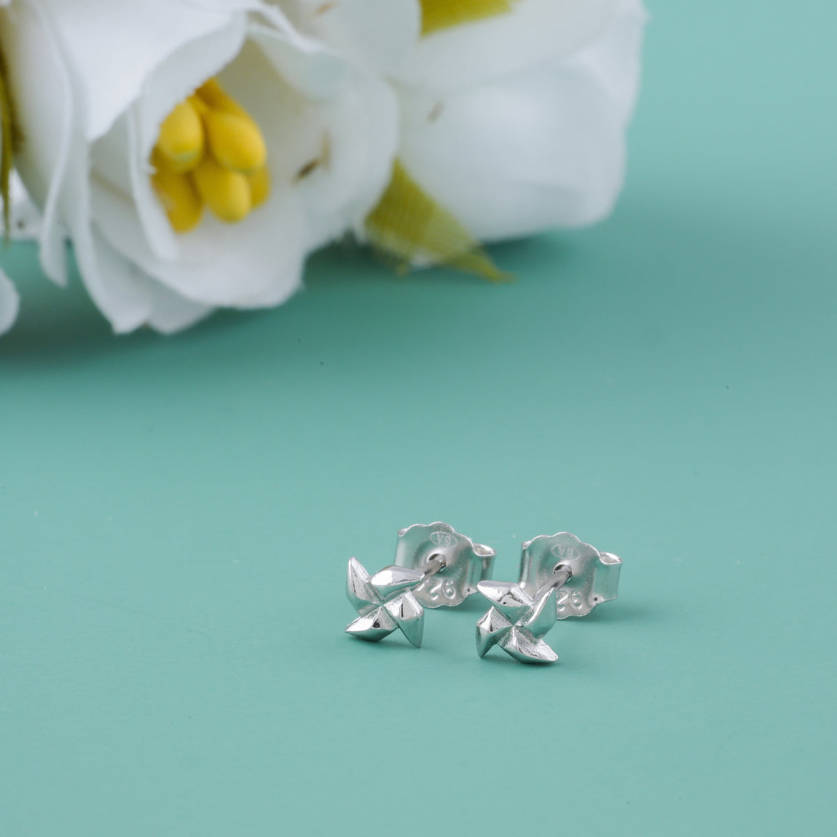 Silver  Stud Earrings for Women