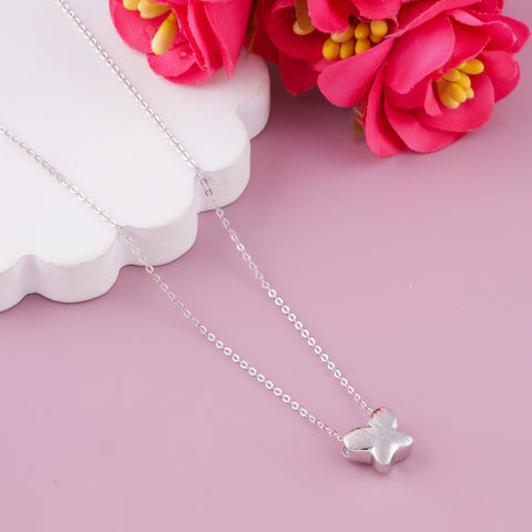 925 Sterling Silver Daily Ware  Butterfly Pendant Necklace for Women