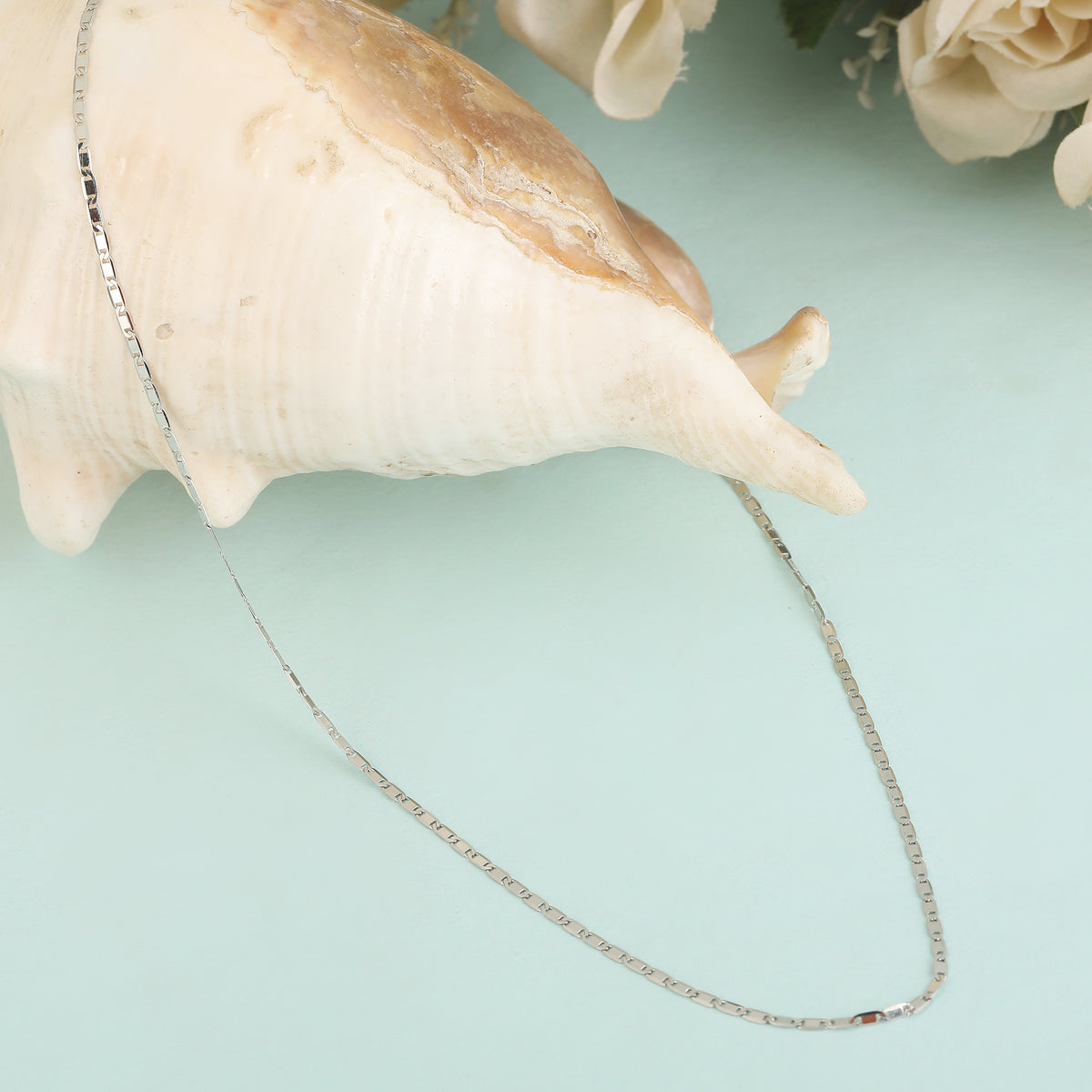 Alluring links silver chain