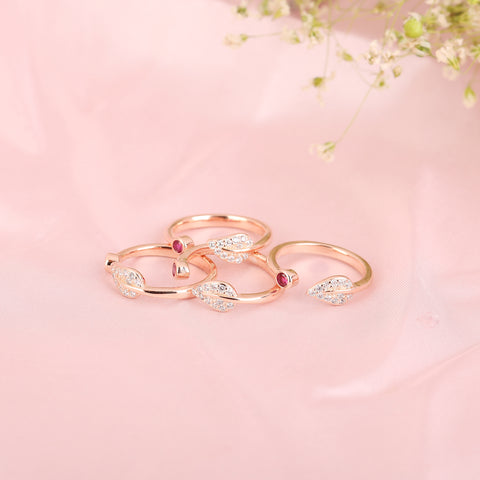 Leaf Ring Rose Gold