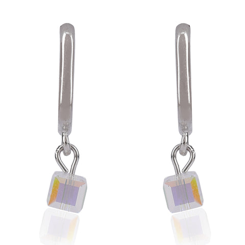 Square Color Change Cube Earrings