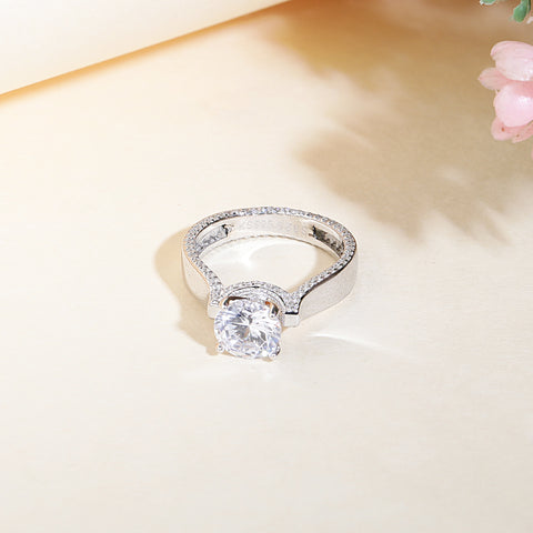 High set halo ring
