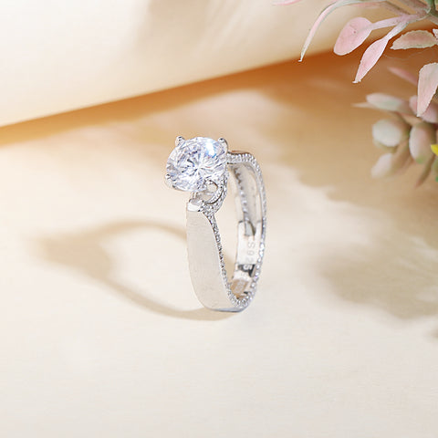 High set halo ring
