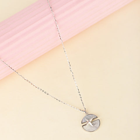 Silver Sparkling Star Necklace