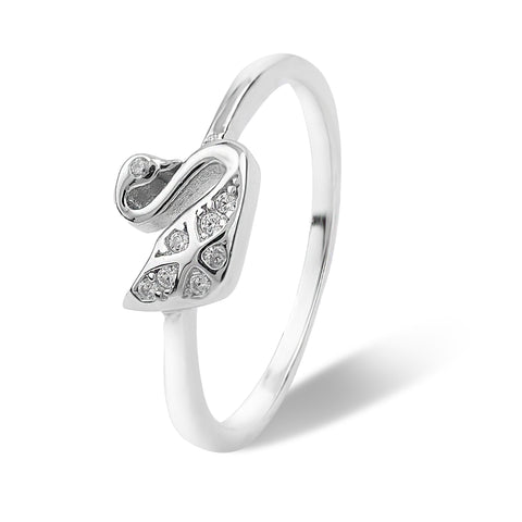 Silver Swan Beautiful Rings for Ladies