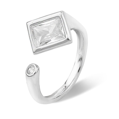 square shape ring with adjustable size