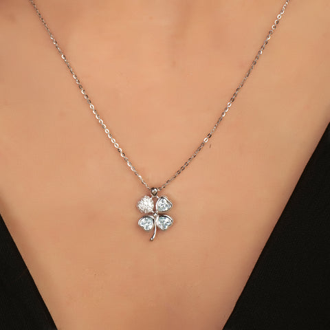 Aquamarine & Diamond Floral Pendant