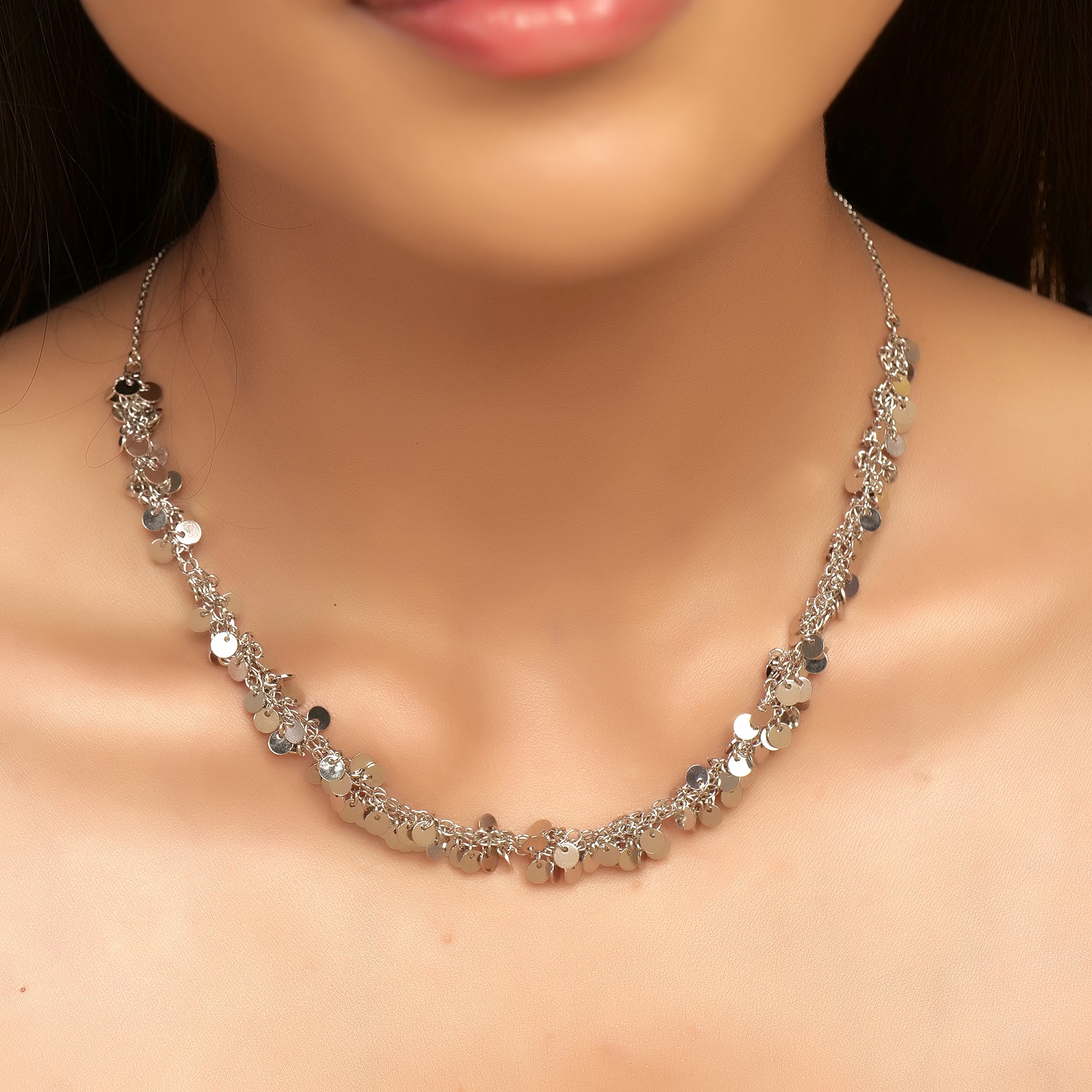 Gini necklace silver